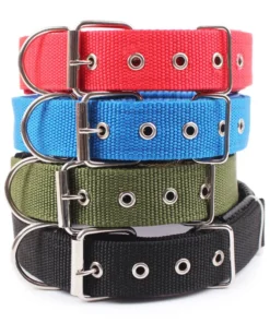 Solid Dog Collars Nylon Dog Collar