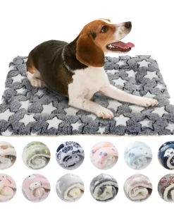 Flannel Pet Sleeping Mat Dog Bed