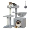 Cat Tower for Indoor 2 Styles Cat Activity Tree with Cat Scratching Posts