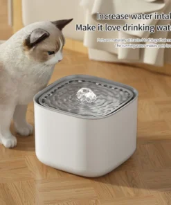 3L Cat Water Fountain Auto Recirculate Filter Large Capacity Filtring Cat Water Drinker