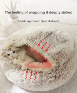Autumn and Winter soft plush pet bed