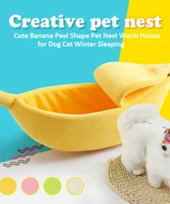 Banana Cat Bed House