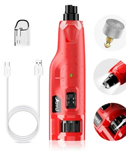 Dog Nail Grinder Dustproof with 2 LED Light