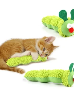 Cat Chew Caterpillar Catnip Molar Toy