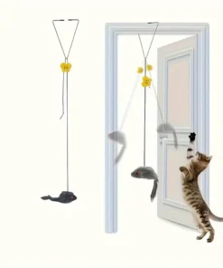 Adjustable Cat Plush Teaser Toy
