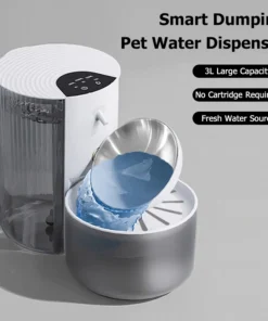 Flip Tipping Stainless Steel Pet Water Dispenser