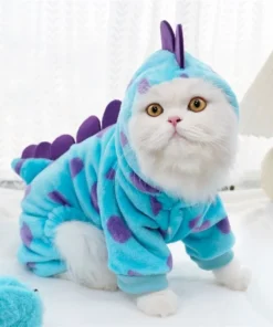 Plush Puppy Costume Autumn Winter Pet Jumpsuits for Small Dogs Cats
