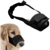Pet Dog Adjustable Bark Bite Mesh Mouth Muzzle Grooming Anti Stop Chewing
