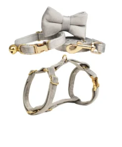 Cute Bowknot Cat Collar Harness Personalized