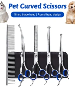 Professional 7 Inch 4CR Stainless Steel Pet Hair