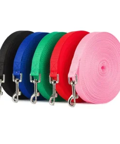 15m 30m Traction Rope Dog Leashes Long Line 2cm Wide Training Dog Leash