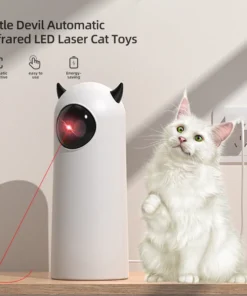 LED Laser Cat Interactive Smart Teasing Pet Handheld Electronic Indoor Random Automatic Laser Toy